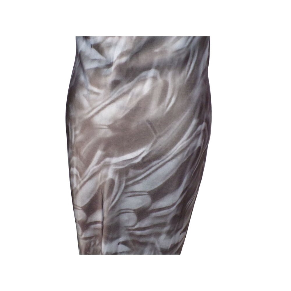 🆕ELLISS ELL/SS Maxi Slip Dress Gray Tie Dye Print Medium 6-8 - Picture 6 of 8